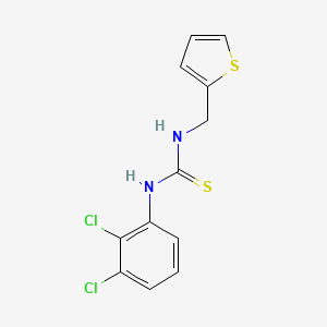 molecular formula C12H10Cl2N2S2 B5715616 N-(2,3-dichlorophenyl)-N'-(2-thienylmethyl)thiourea 
