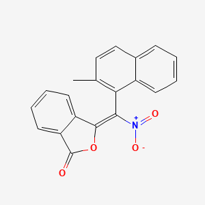 molecular formula C20H13NO4 B5715801 3-[(2-methyl-1-naphthyl)(nitro)methylene]-2-benzofuran-1(3H)-one 