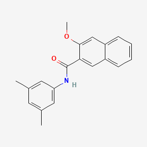 molecular formula C20H19NO2 B5715827 N-(3,5-dimethylphenyl)-3-methoxy-2-naphthamide 