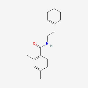 molecular formula C17H23NO B5715835 N-[2-(1-cyclohexen-1-yl)ethyl]-2,4-dimethylbenzamide 