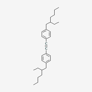 molecular formula C30H42 B571588 1-(2-Ethylhexyl)-4-[2-[4-(2-ethylhexyl)phenyl]ethynyl]benzene CAS No. 850804-47-6