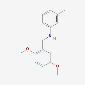 molecular formula C16H19NO2 B5715979 (2,5-dimethoxybenzyl)(3-methylphenyl)amine CAS No. 355395-77-6