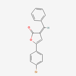 molecular formula C17H11BrO2 B5716060 3-benzylidene-5-(4-bromophenyl)-2(3H)-furanone 