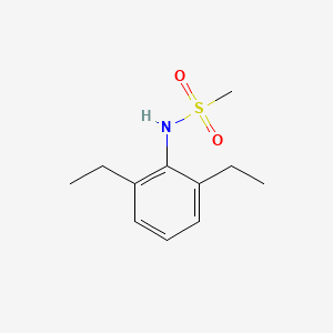 molecular formula C11H17NO2S B5716067 N-(2,6-diethylphenyl)methanesulfonamide 