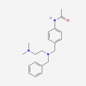 N-[4-({benzyl[2-(dimethylamino)ethyl]amino}methyl)phenyl]acetamide