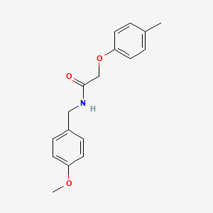 molecular formula C17H19NO3 B5716137 N-(4-methoxybenzyl)-2-(4-methylphenoxy)acetamide CAS No. 5944-90-1