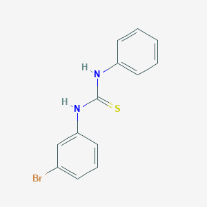 molecular formula C13H11BrN2S B5716195 N-(3-bromophenyl)-N'-phenylthiourea 