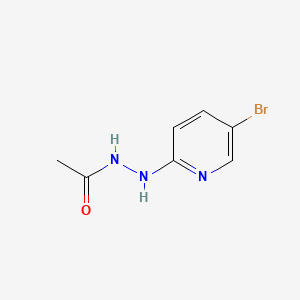 molecular formula C7H8BrN3O B571621 N'-(5-溴吡啶-2-基)乙酰肼 CAS No. 1199773-29-9