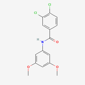 molecular formula C15H13Cl2NO3 B5716301 3,4-dichloro-N-(3,5-dimethoxyphenyl)benzamide 