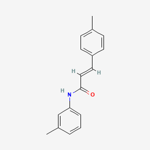 molecular formula C17H17NO B5716325 N-(3-methylphenyl)-3-(4-methylphenyl)acrylamide 