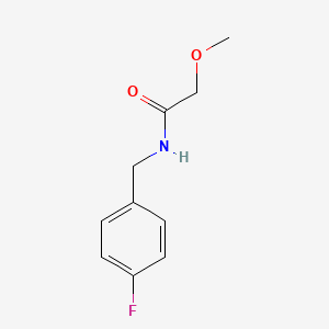 molecular formula C10H12FNO2 B5716344 N-(4-fluorobenzyl)-2-methoxyacetamide 
