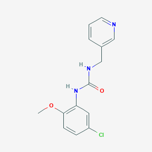 molecular formula C14H14ClN3O2 B5716354 N-(5-chloro-2-methoxyphenyl)-N'-(3-pyridinylmethyl)urea 