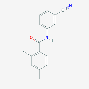 molecular formula C16H14N2O B5716572 N-(3-cyanophenyl)-2,4-dimethylbenzamide CAS No. 702649-27-2