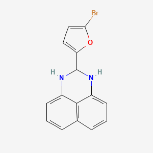 molecular formula C15H11BrN2O B5716668 2-(5-bromo-2-furyl)-2,3-dihydro-1H-perimidine 