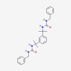molecular formula C28H34N4O2 B5716685 N',N'''-(1,3-phenylenedi-2,2-propanediyl)bis(N-benzylurea) 