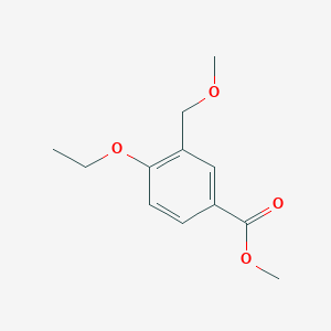 molecular formula C12H16O4 B5716692 methyl 4-ethoxy-3-(methoxymethyl)benzoate 