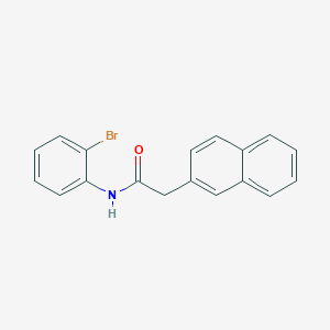 molecular formula C18H14BrNO B5716708 N-(2-bromophenyl)-2-(2-naphthyl)acetamide 