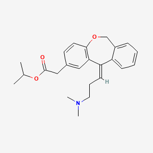 molecular formula C24H29NO3 B571673 Olopatadine Isopropyl Ester CAS No. 1206456-44-1