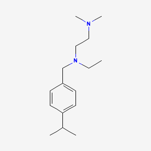molecular formula C16H28N2 B5716755 N-ethyl-N-(4-isopropylbenzyl)-N',N'-dimethyl-1,2-ethanediamine 