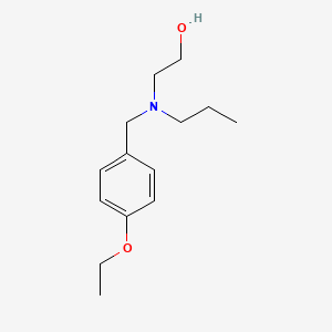 molecular formula C14H23NO2 B5716764 2-[(4-ethoxybenzyl)(propyl)amino]ethanol 