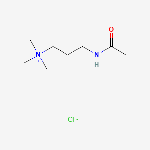 molecular formula C8H19ClN2O B571680 Acetamidopropyl trimonium chloride CAS No. 123776-56-7