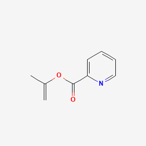 molecular formula C9H9NO2 B571688 Prop-1-en-2-yl pyridine-2-carboxylate CAS No. 116045-92-2