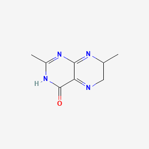 molecular formula C8H10N4O B571704 2,7-Dimethyl-6,7-dihydropteridin-4(1H)-one CAS No. 124613-05-4