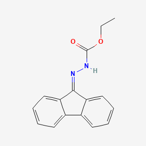 molecular formula C16H14N2O2 B5717046 ethyl 2-(9H-fluoren-9-ylidene)hydrazinecarboxylate 