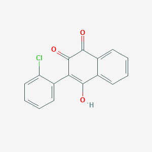 molecular formula C16H9ClO3 B5717049 2-(2-chlorophenyl)-3-hydroxynaphthoquinone 