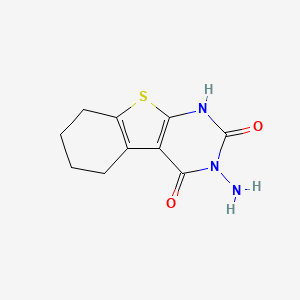 molecular formula C10H11N3O2S B5717053 3-amino-5,6,7,8-tetrahydro[1]benzothieno[2,3-d]pyrimidine-2,4(1H,3H)-dione 