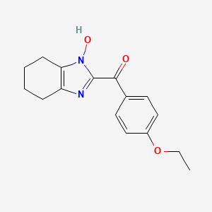 molecular formula C16H18N2O3 B5717083 (4-ethoxyphenyl)(1-hydroxy-4,5,6,7-tetrahydro-1H-benzimidazol-2-yl)methanone 