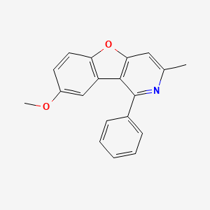 molecular formula C19H15NO2 B5717129 8-methoxy-3-methyl-1-phenyl[1]benzofuro[3,2-c]pyridine 