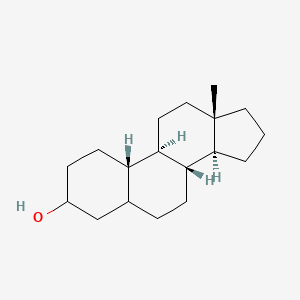 molecular formula C18H30O B571713 (8R,9R,10S,13S,14S)-13-methyl-1,2,3,4,5,6,7,8,9,10,11,12,14,15,16,17-hexadecahydrocyclopenta[a]phenanthren-3-ol CAS No. 111200-38-5