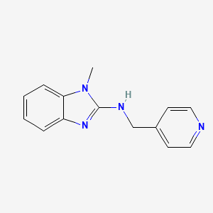 1-methyl-N-(4-pyridinylmethyl)-1H-benzimidazol-2-amine