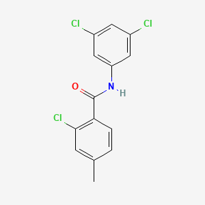 molecular formula C14H10Cl3NO B5717157 2-chloro-N-(3,5-dichlorophenyl)-4-methylbenzamide 