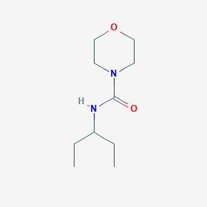 molecular formula C10H20N2O2 B5717191 N-(1-ethylpropyl)-4-morpholinecarboxamide 