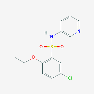 molecular formula C13H13ClN2O3S B5717215 5-chloro-2-ethoxy-N-3-pyridinylbenzenesulfonamide 