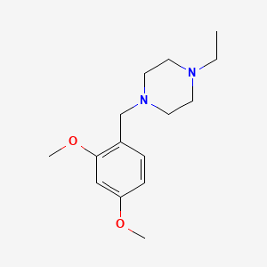 molecular formula C15H24N2O2 B5717235 1-(2,4-dimethoxybenzyl)-4-ethylpiperazine 