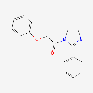 1-(phenoxyacetyl)-2-phenyl-4,5-dihydro-1H-imidazole