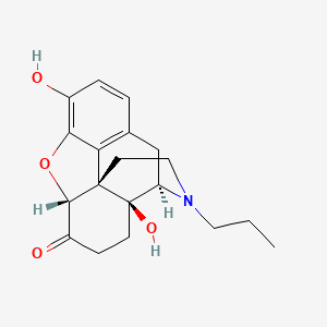 molecular formula C19H23NO4 B571727 N-Propylnoroxymorphone CAS No. 119822-06-9