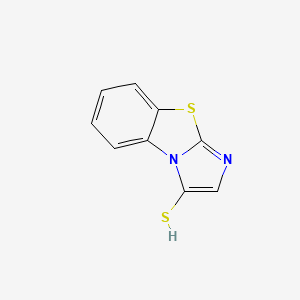 molecular formula C9H6N2S2 B571728 Imidazo[2,1-b]benzothiazole-3-thiol CAS No. 113707-97-4