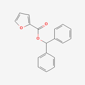 molecular formula C18H14O3 B5717302 diphenylmethyl 2-furoate 