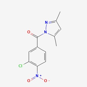 1-(3-chloro-4-nitrobenzoyl)-3,5-dimethyl-1H-pyrazole