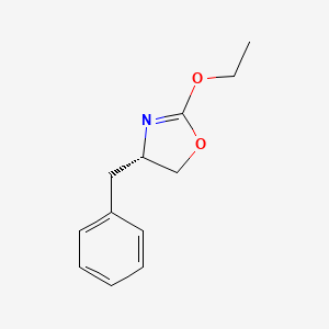molecular formula C12H15NO2 B571745 (S)-4-Benzyl-2-ethoxy-4,5-dihydrooxazole CAS No. 119109-56-7