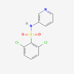 molecular formula C11H8Cl2N2O2S B5717463 2,6-dichloro-N-3-pyridinylbenzenesulfonamide 