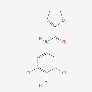 molecular formula C11H7Cl2NO3 B5717697 N-(3,5-dichloro-4-hydroxyphenyl)-2-furamide 