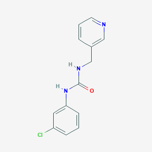 molecular formula C13H12ClN3O B5717817 N-(3-chlorophenyl)-N'-(3-pyridinylmethyl)urea 
