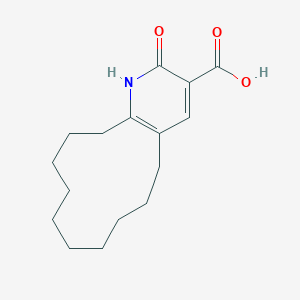 molecular formula C16H23NO3 B5717846 2-oxo-1,2,5,6,7,8,9,10,11,12,13,14-dodecahydrocyclododeca[b]pyridine-3-carboxylic acid 
