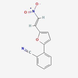 molecular formula C13H8N2O3 B5717868 2-[5-(2-nitrovinyl)-2-furyl]benzonitrile 