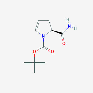 (S)-tert-Butyl 2-carbamoyl-2,3-dihydro-1H-pyrrole-1-carboxylate
